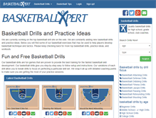 Tablet Screenshot of basketballxpert.com